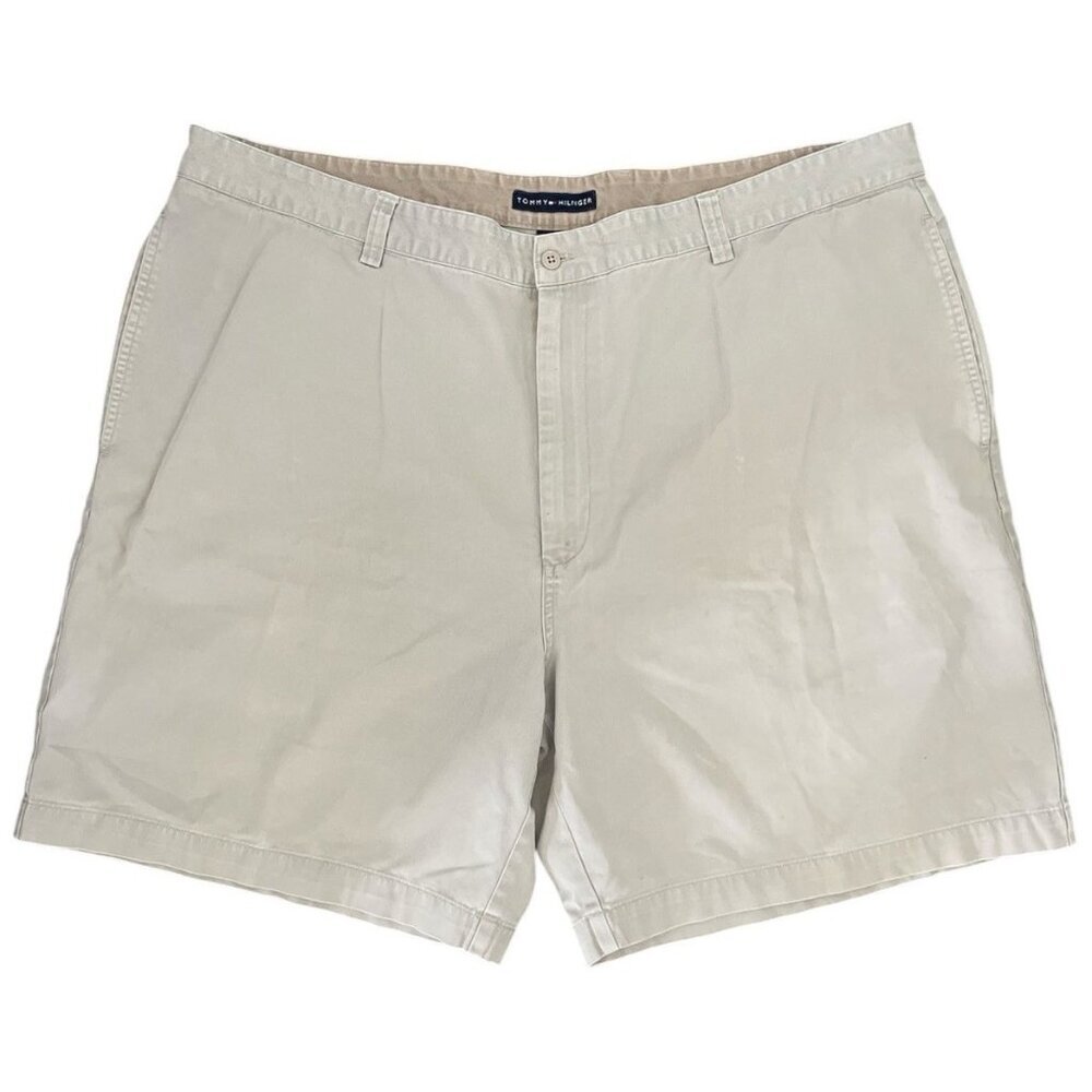 Tommy Hilfiger Chino Shorts Men’s 48 Tan Khaki 8.5" Inseam Casual